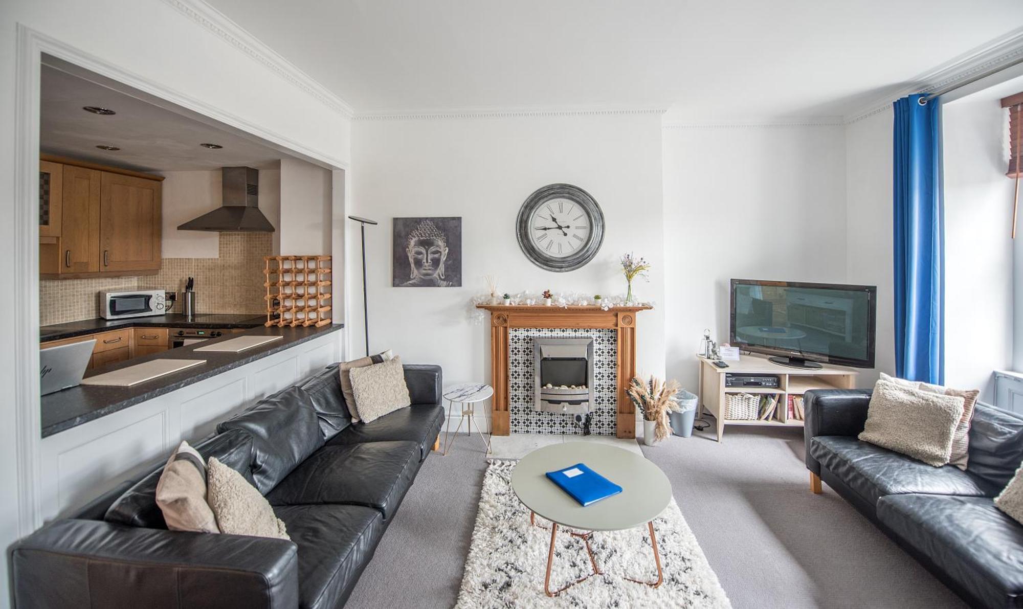 Grosvenor Pad - Lovely 2-Bed Flat - Free On Street Parking บาธ ภายนอก รูปภาพ